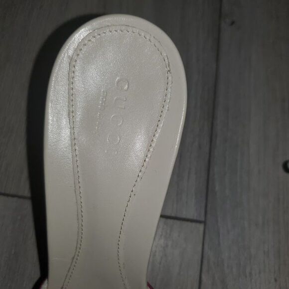 GUCCI Women's Purple Guccissima Leather Open-Toe Horsebit Mules Size 38C - Picture 7 of 14